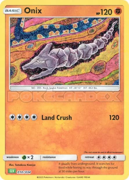 Onix — TCG Classic Venusaur & Lugia