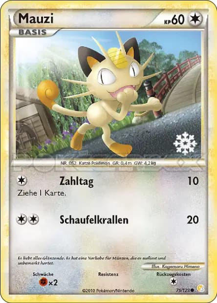 Meowth — Pokémon Calendar 2010