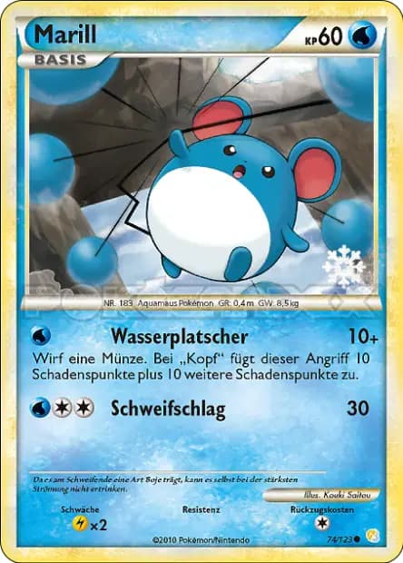 Marill — Pokémon Calendar 2010