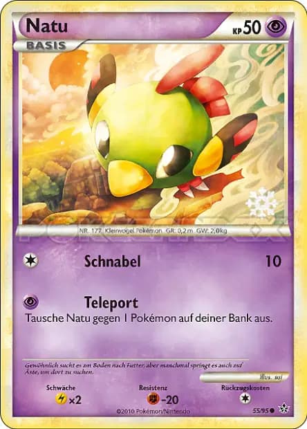 Natu — Pokémon Calendar 2010