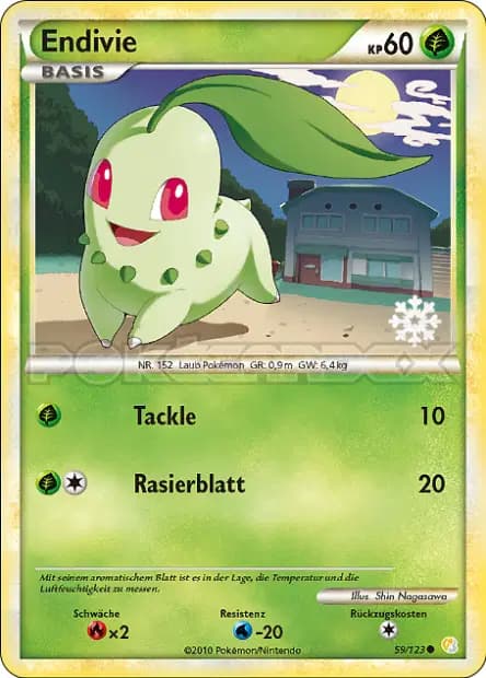 Chikorita — Pokémon Calendar 2010
