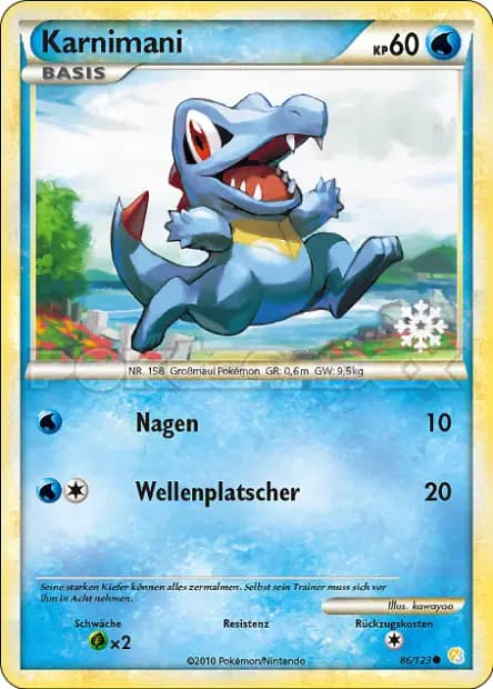 Totodile — Pokémon Calendar 2010
