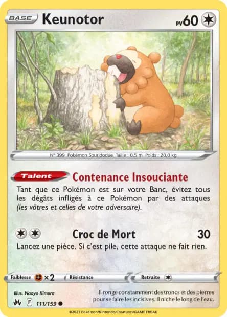 Bidoof — Crown Zenith