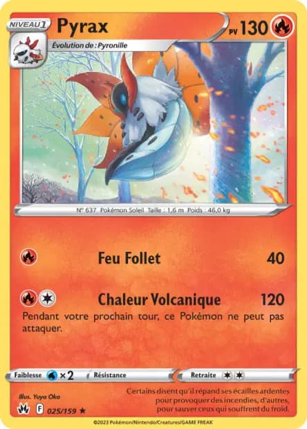 Volcarona — Crown Zenith