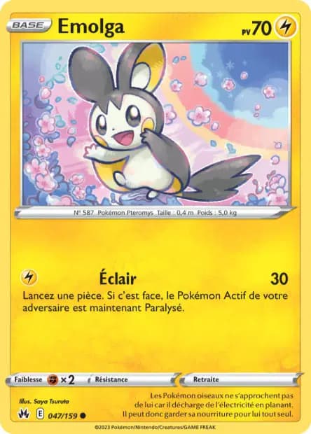 Emolga — Crown Zenith