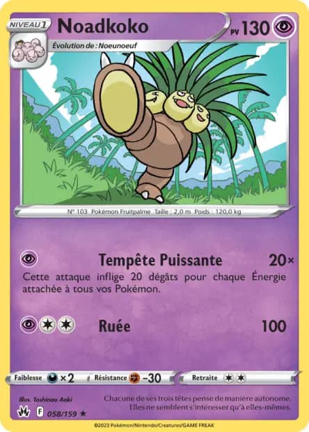 Exeggutor — Crown Zenith