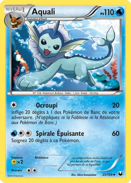 Vaporeon — Dark Explorers