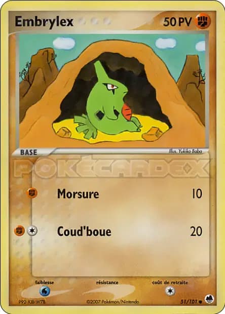 Larvitar — EX Dragon Frontiers
