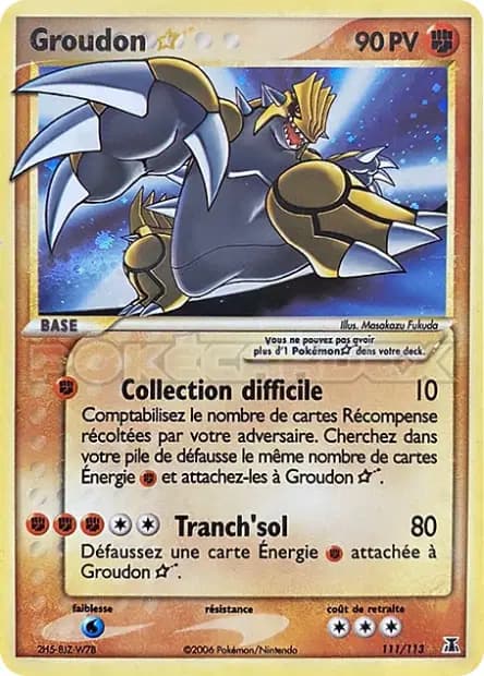 Groudon — EX Delta Species