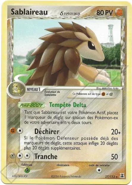 Sandslash — EX Delta Species