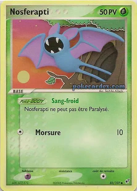 Zubat — EX Deoxys