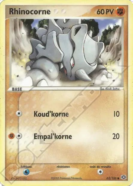 Rhyhorn — EX Emerald