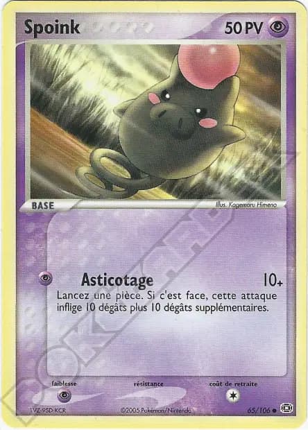 Spoink — EX Emerald