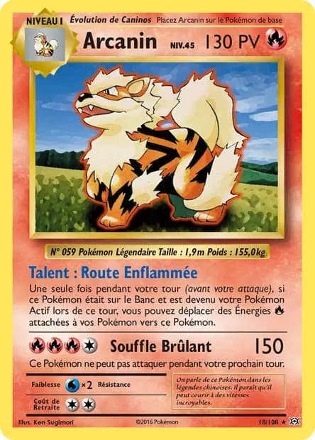 Arcanine — Evolutions