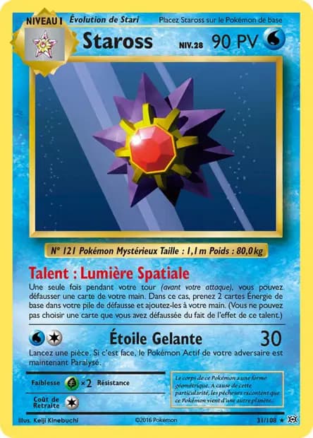 Starmie — Evolutions