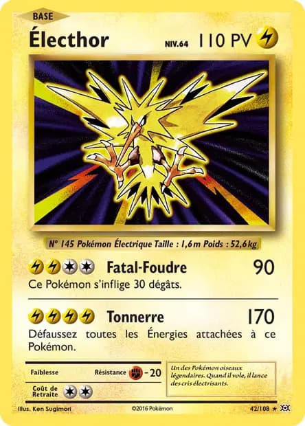 Zapdos — Evolutions