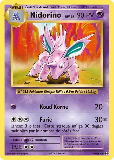 Nidorino — Evolutions
