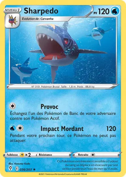 Sharpedo — Evolving Skies