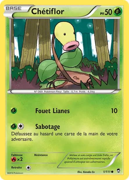 Bellsprout — Furious Fists