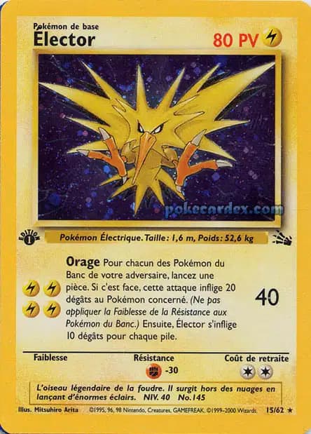 Zapdos — Fossil