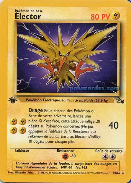 Zapdos — Fossil
