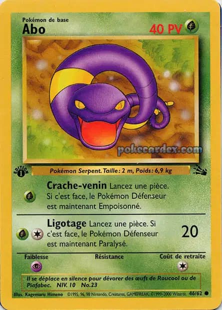 Ekans — Fossil