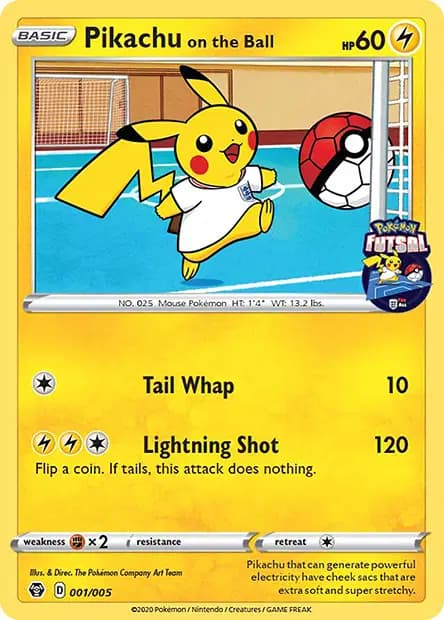 Pikachu — Pokémon Futsal Collection