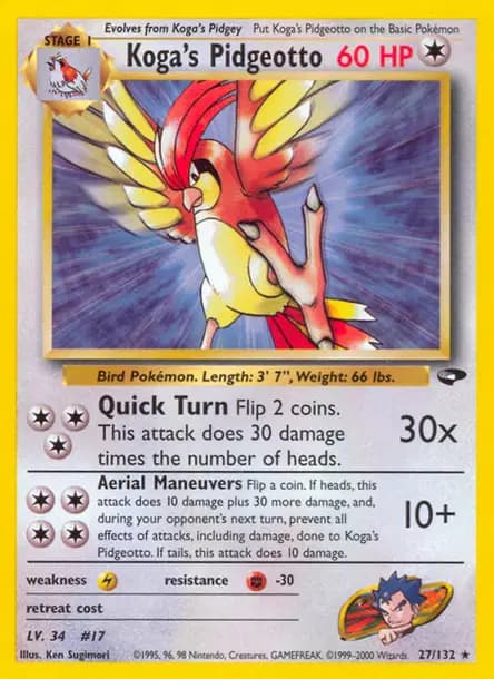 Pidgeotto — Gym Challenge