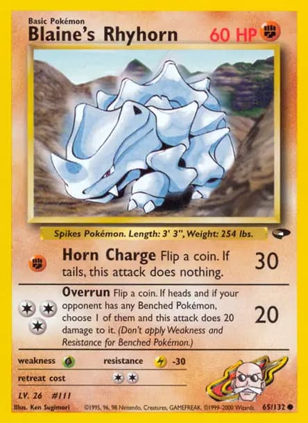 Rhyhorn — Gym Challenge