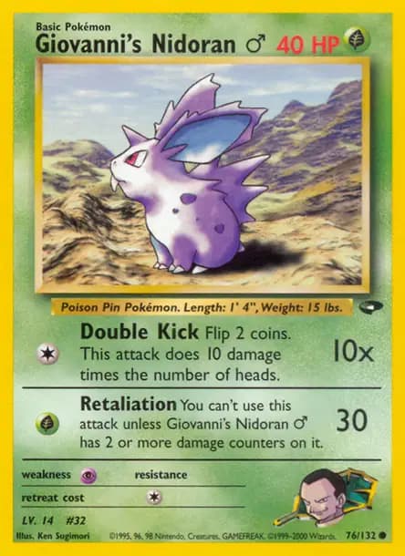 Nidoran♂ — Gym Challenge