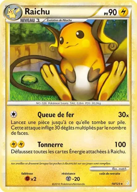 Raichu — HeartGold & SoulSilver