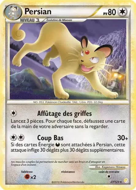 Persian — HeartGold & SoulSilver