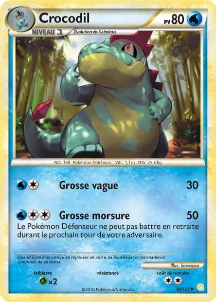 Croconaw — HeartGold & SoulSilver