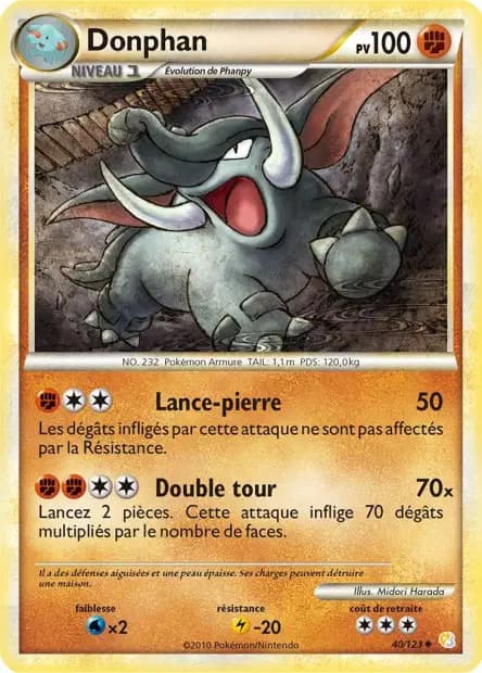 Donphan — HeartGold & SoulSilver