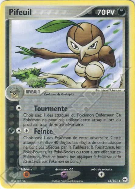 Nuzleaf — EX Hidden Legends