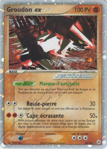 Groudon — EX Hidden Legends