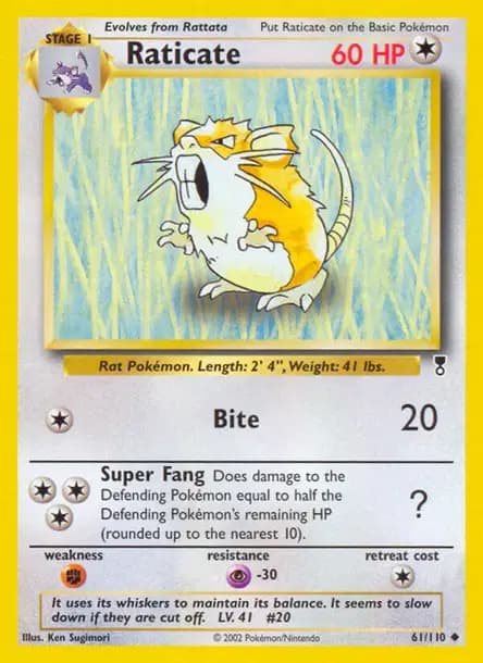 Raticate — Legendary Collection