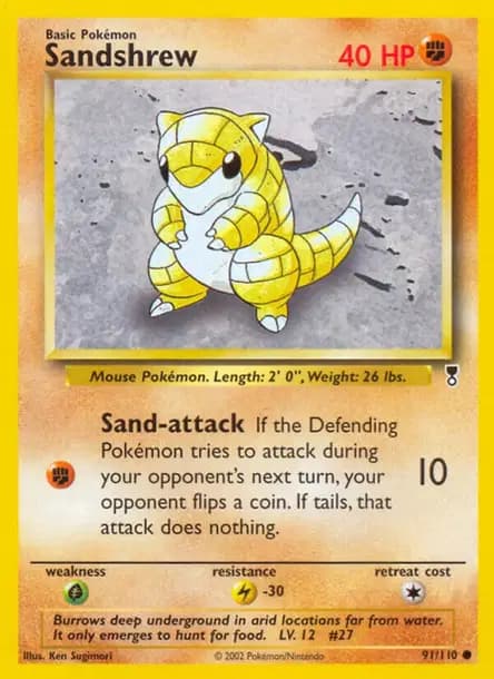 Sandshrew — Legendary Collection