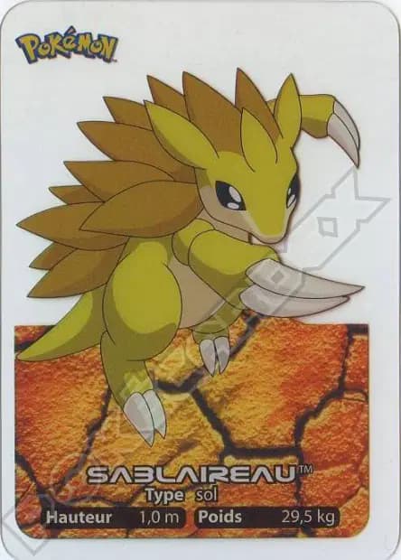 Sandslash — Lamincards 2005