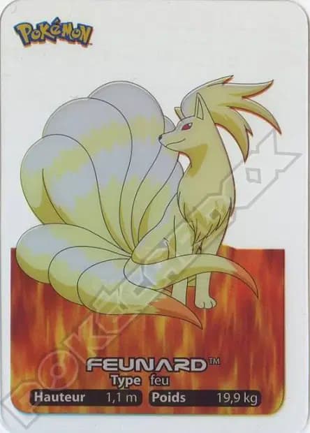 Ninetales — Lamincards 2005