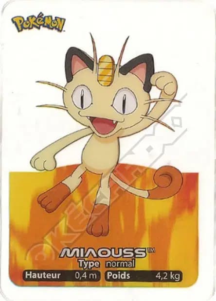 Meowth — Lamincards 2005