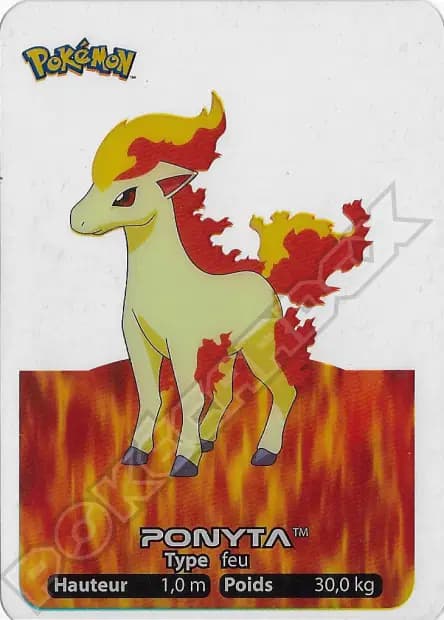Ponyta — Lamincards 2005