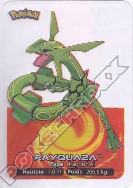 Rayquaza — Lamincards 2006