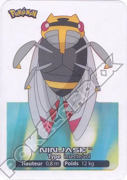 Ninjask — Lamincards 2006