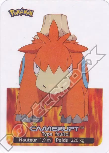 Camerupt — Lamincards 2006