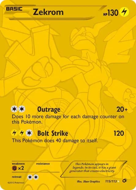 Zekrom — Legendary Treasures