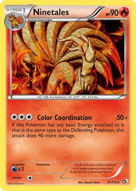 Ninetales — Legendary Treasures