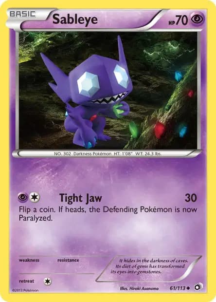 Sableye — Legendary Treasures