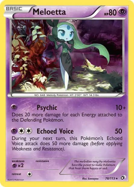 Meloetta — Legendary Treasures
