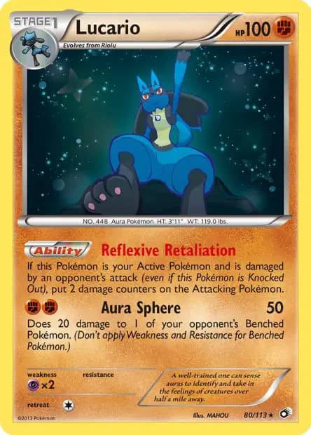Lucario — Legendary Treasures